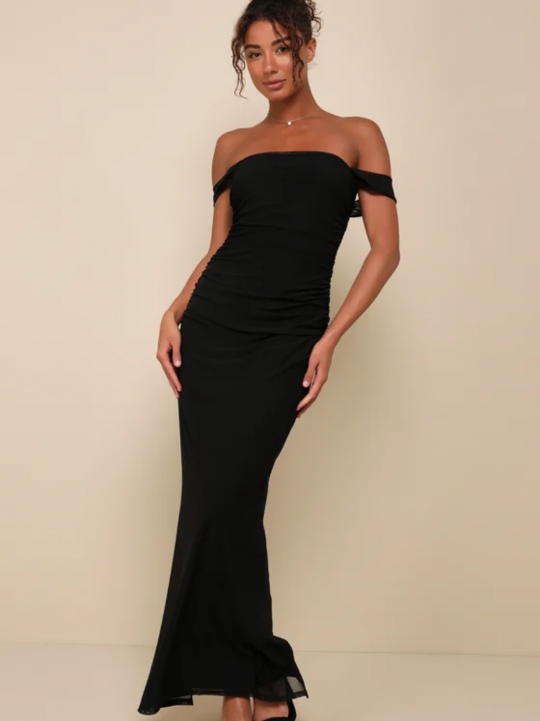 Lulus Black Maxi Dress